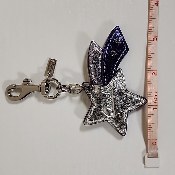 Coach Shooting Star Keychain/Bag Charm - Picture 3 of 5
